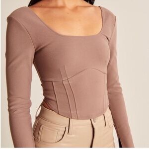 Abercrombie corset top size small